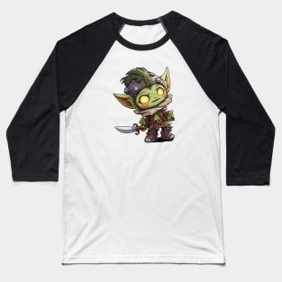 dnd cute goblin rogue1 Baseball T-Shirt